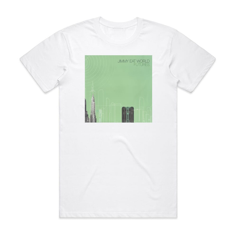 Jimmy Eat World Futures Album Cover T-Shirt White