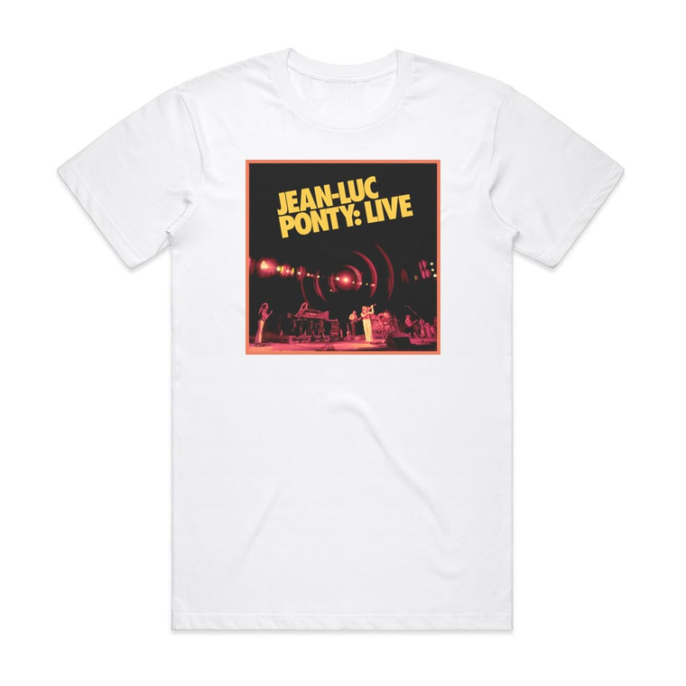 Jean-Luc Ponty Live Album Cover T-Shirt White