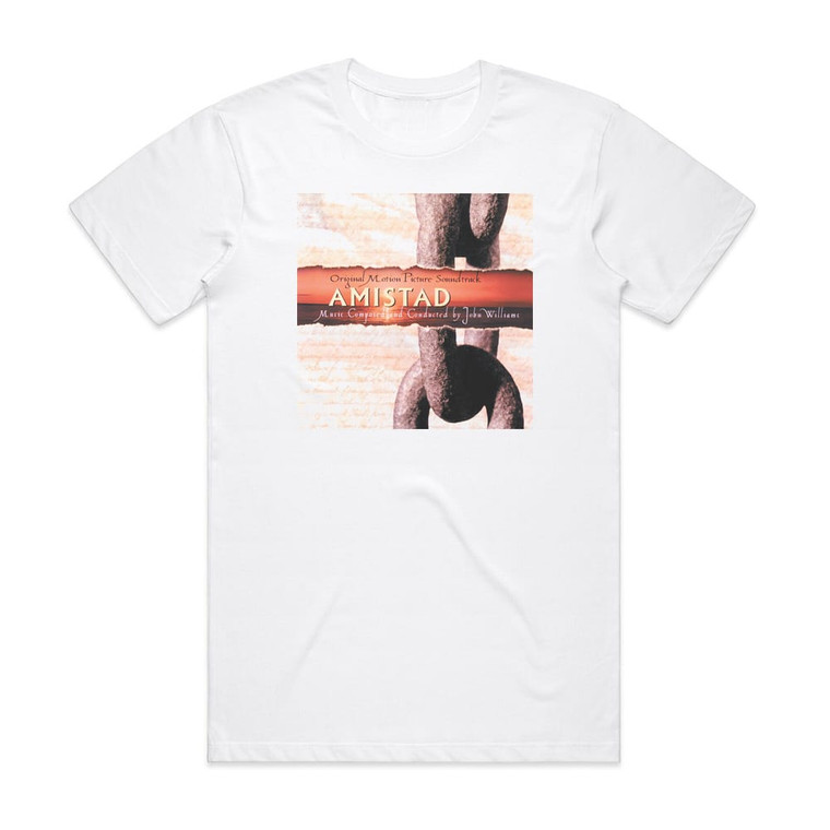 John Williams Amistad Album Cover T-Shirt White