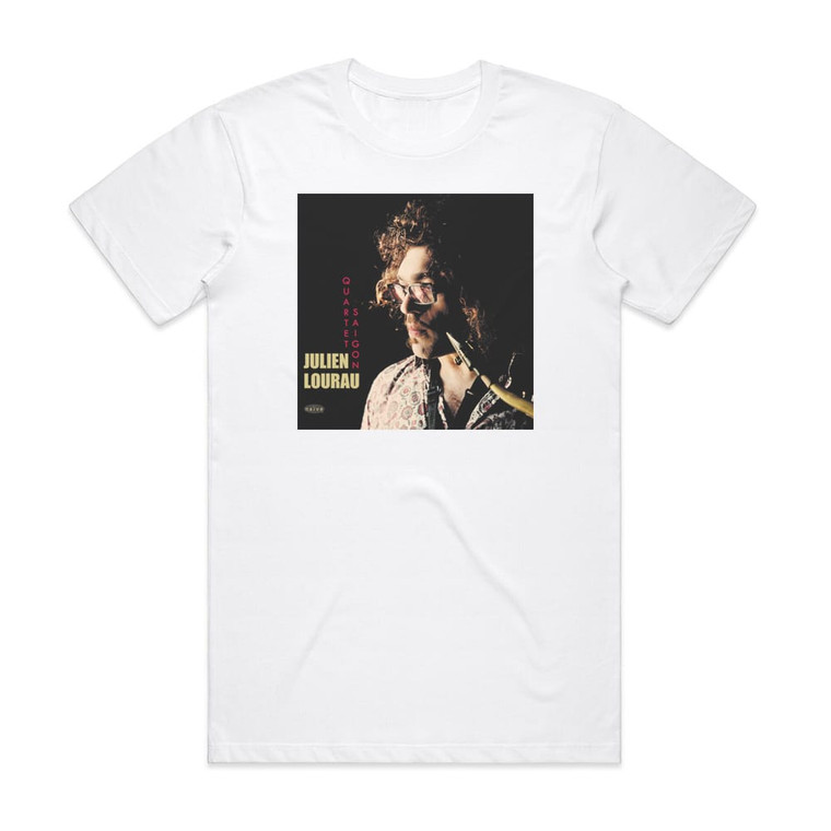 Julien Lourau Quartet Sagon Album Cover T-Shirt White