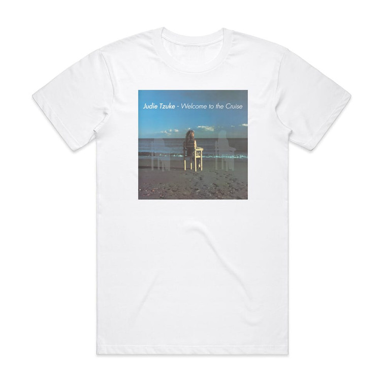 Judie Tzuke Welcome To The Cruise Album Cover T-Shirt White