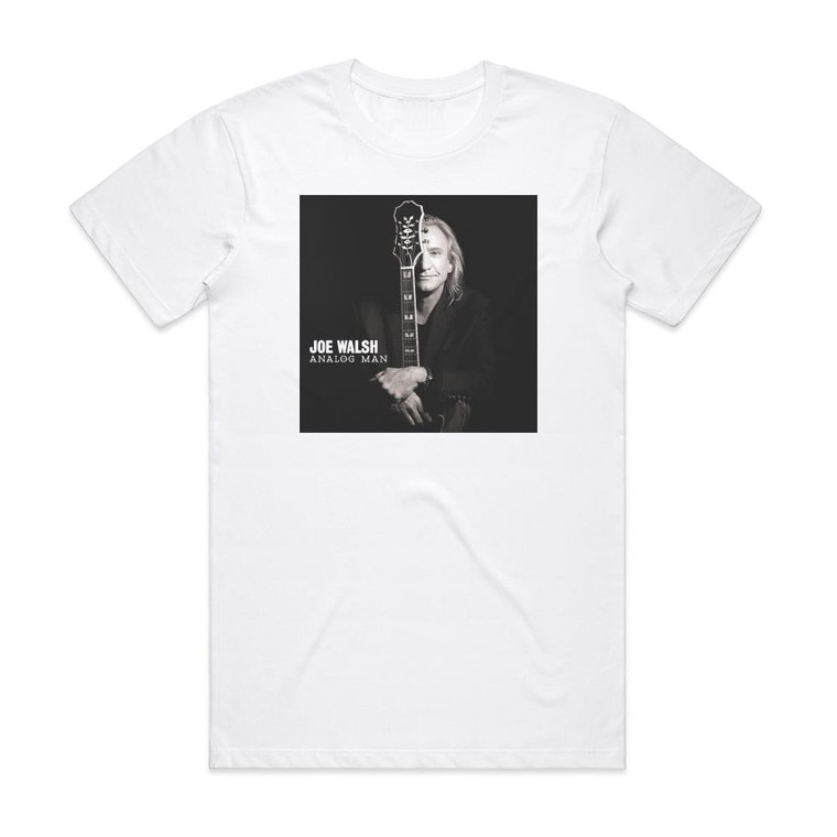 Joe Walsh Analog Man Album Cover T-Shirt White