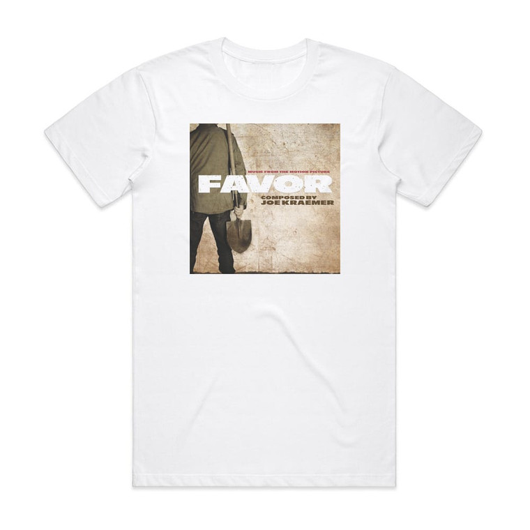 Joe Kraemer Favor Album Cover T-Shirt White