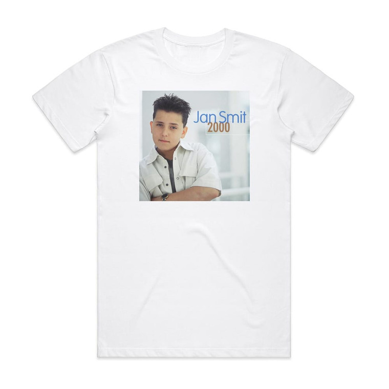 Jan Smit 2000 Album Cover T-Shirt White