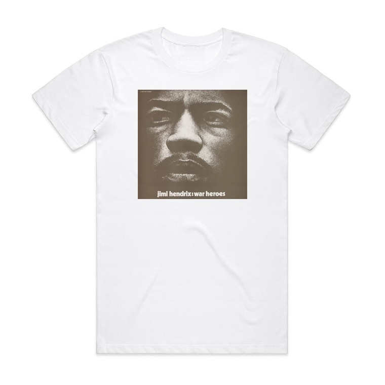 Jimi Hendrix War Heroes 1 Album Cover T-Shirt White