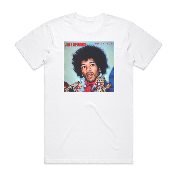 Jimi Hendrix Welcome Home Album Cover T-Shirt White