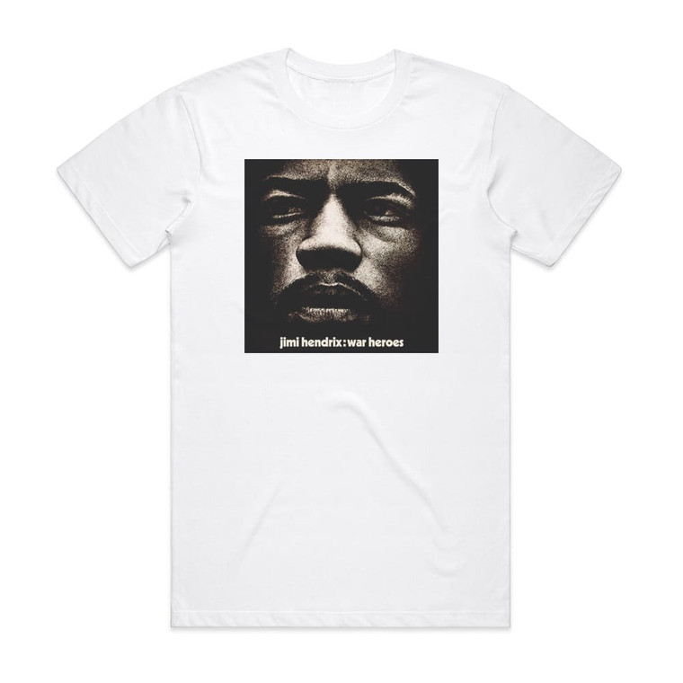Jimi Hendrix War Heroes Album Cover T-Shirt White