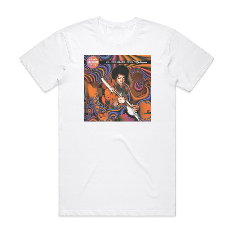 Jimi Hendrix In The Studio Volume 6 Album Cover T-Shirt White