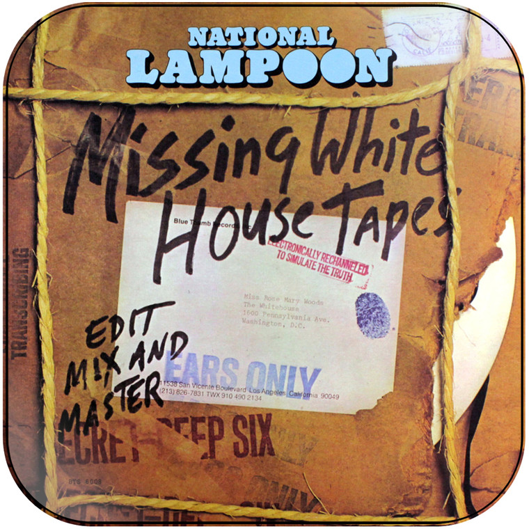 National Lampoon The Missing White House Tapes Album Cover Sticker
