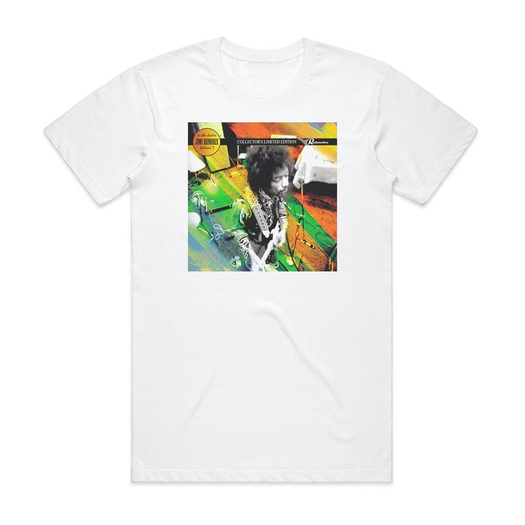 Jimi Hendrix In The Studio Volume 7 Album Cover T-Shirt White