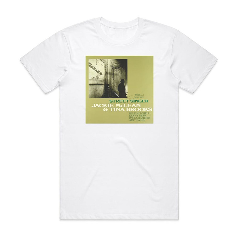 Jackie McLean Street Singer Album Cover T-Shirt White