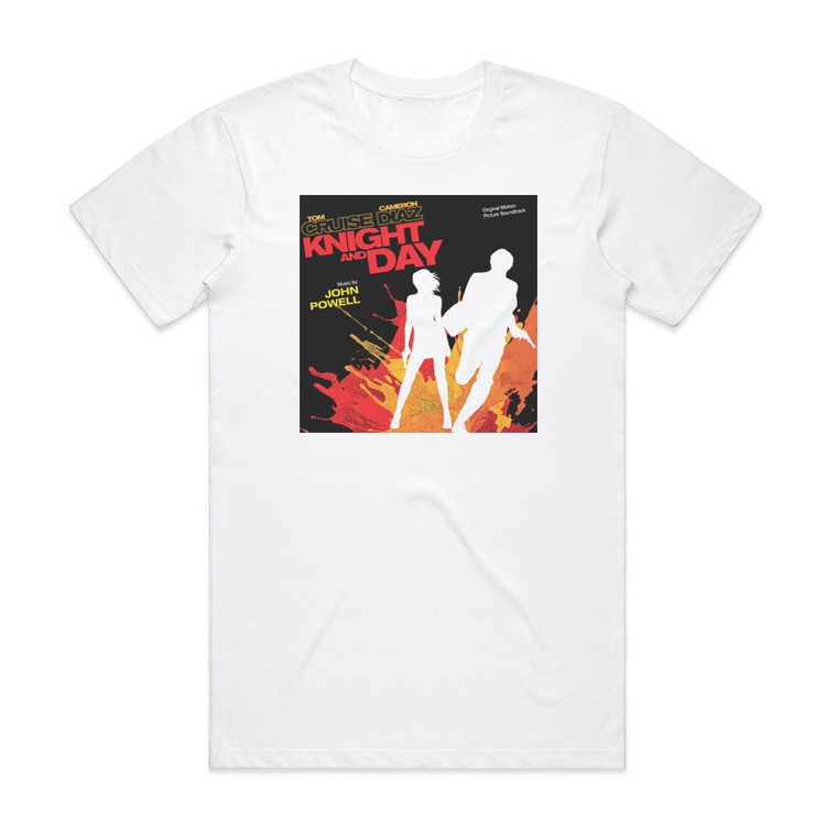 John Powell Knight And Day Album Cover T-Shirt White