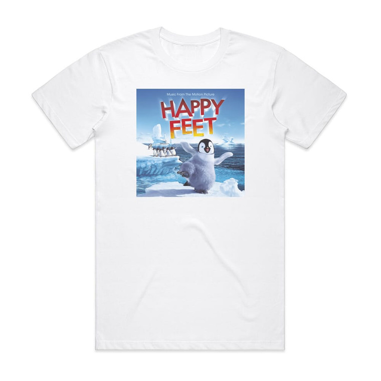 John Powell Happy Feet Album Cover T-Shirt White