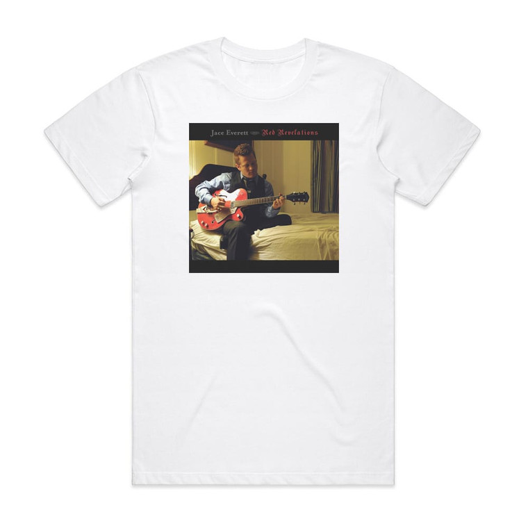 Jace Everett Red Revelations Album Cover T-Shirt White