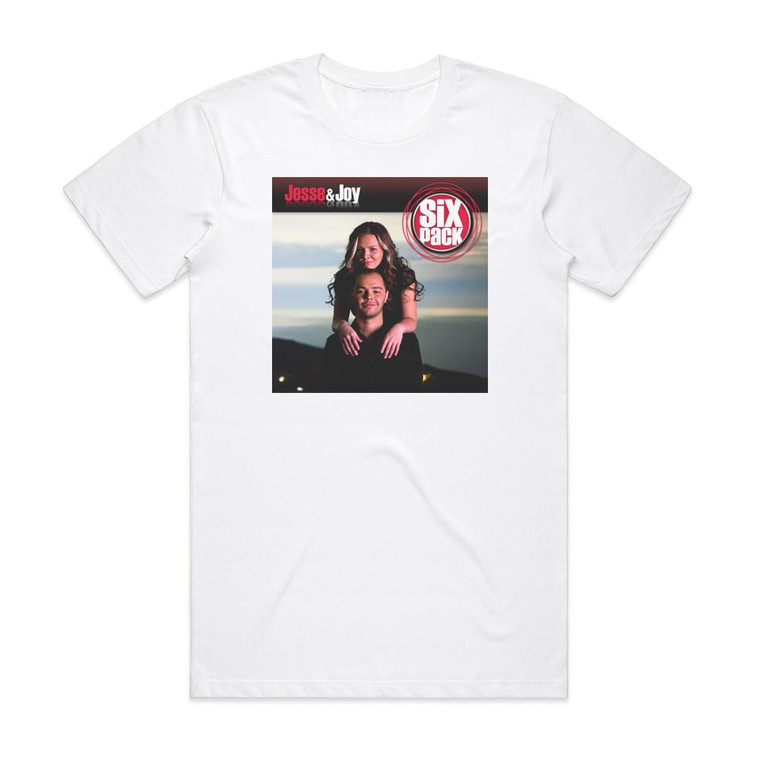 Jesse and Joy Six Pack Jesse Joy Album Cover T-Shirt White