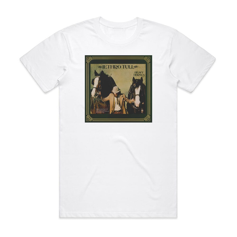 Jethro Tull Heavy Horses Album Cover T-Shirt White