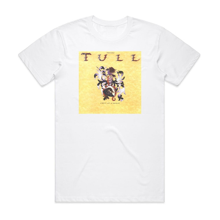 Jethro Tull Crest Of A Knave 1 Album Cover T-Shirt White