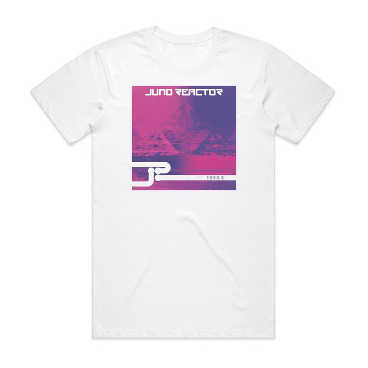 Juno Reactor Transmissions Album Cover T-Shirt White