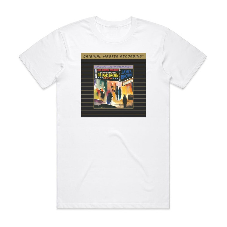James Brown Live At The Apollo 1962 1 Album Cover T-Shirt White