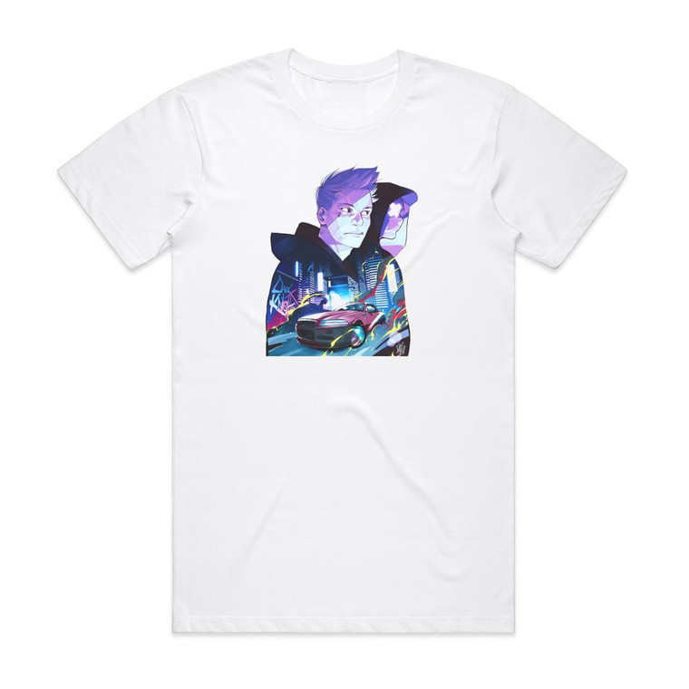 Jonny Craig Dark Knights Album Cover T-Shirt White