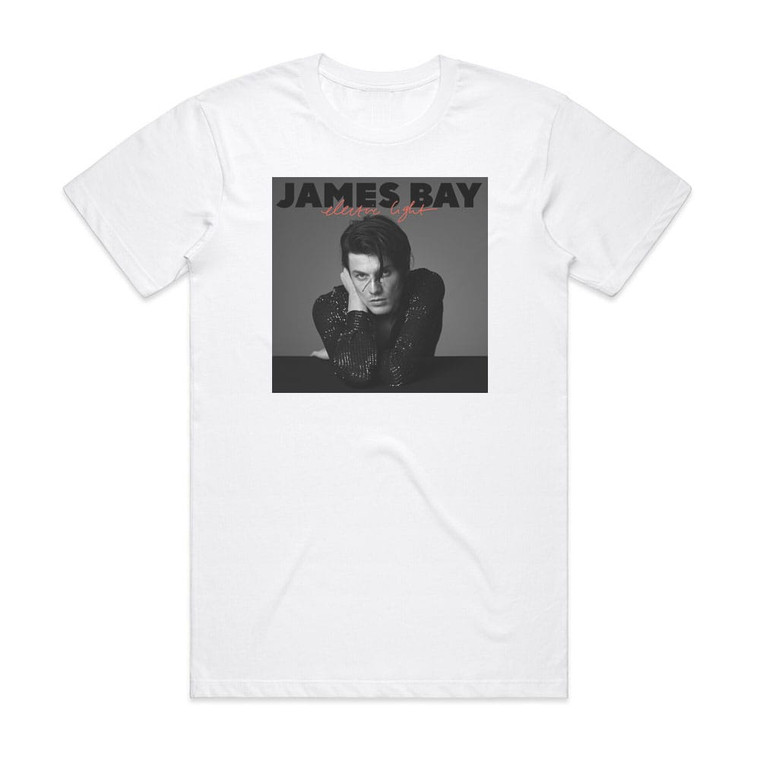 James Bay Electric Light Album Cover T-Shirt White