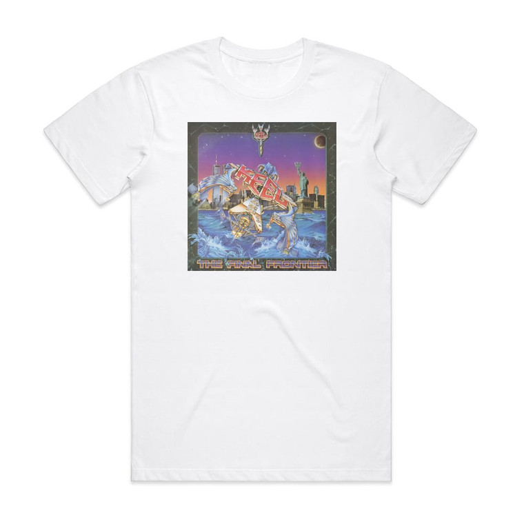 Keel The Final Frontier Album Cover T-Shirt White