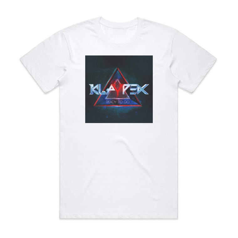 Klaypex Ready To Go Album Cover T-Shirt White