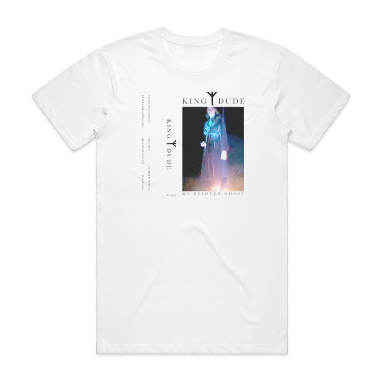King Dude My Beloved Ghost 1 Album Cover T-Shirt White