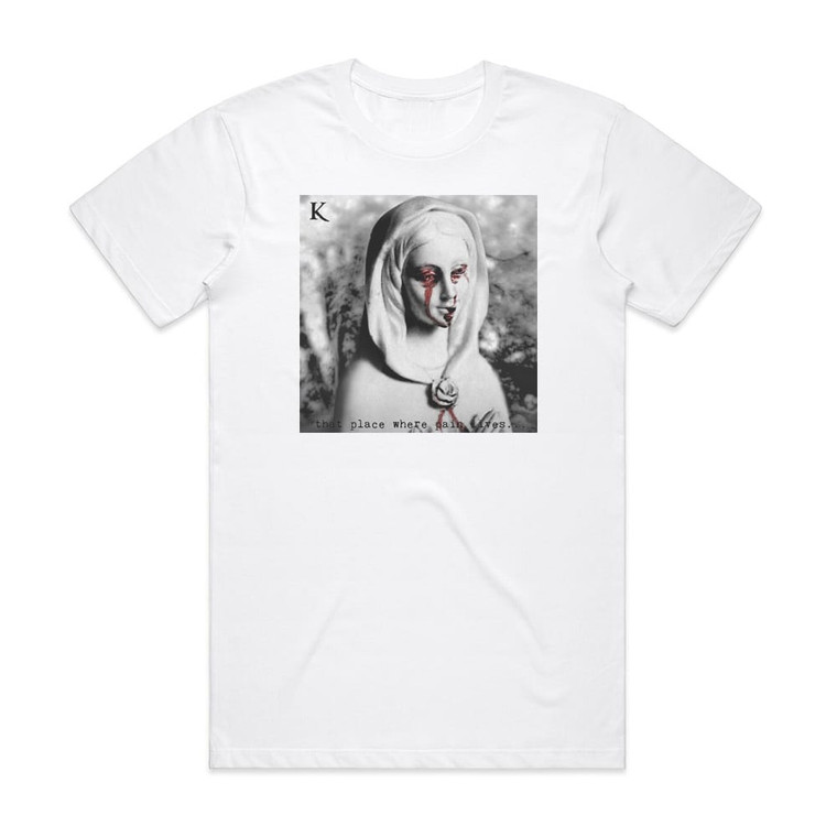 KING 810 That Place Where Pain Lives Album Cover T-Shirt White