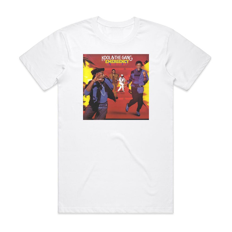 Kool and The Gang Emergency Album Cover T-Shirt White