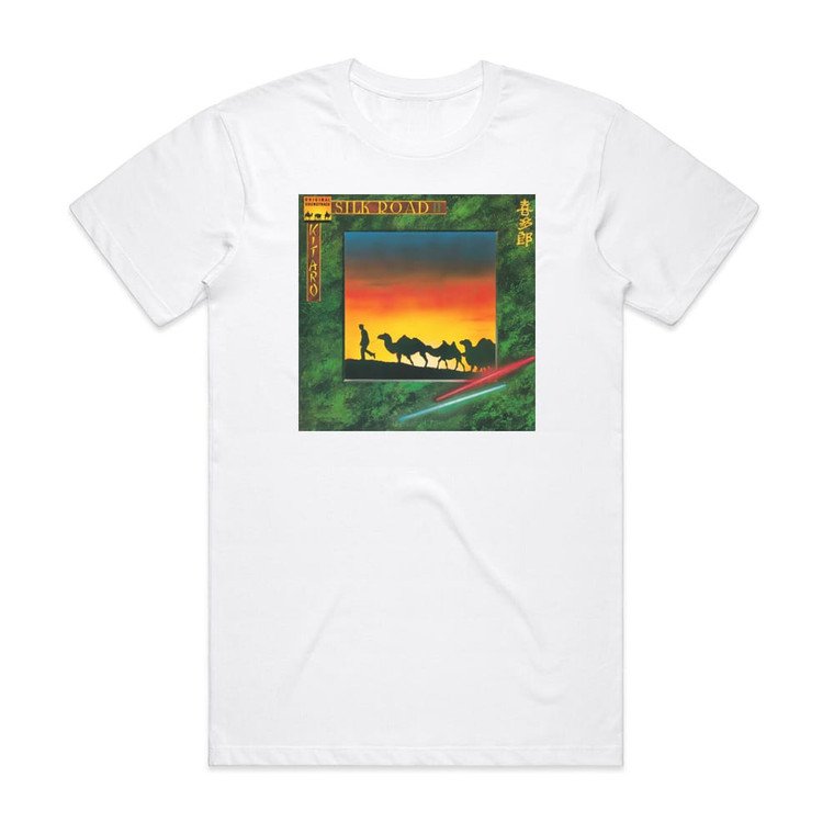Kitaro Silk Road Volume 2 Album Cover T-Shirt White