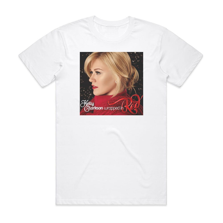 Kelly Clarkson Wrapped In Red Album Cover T-Shirt White