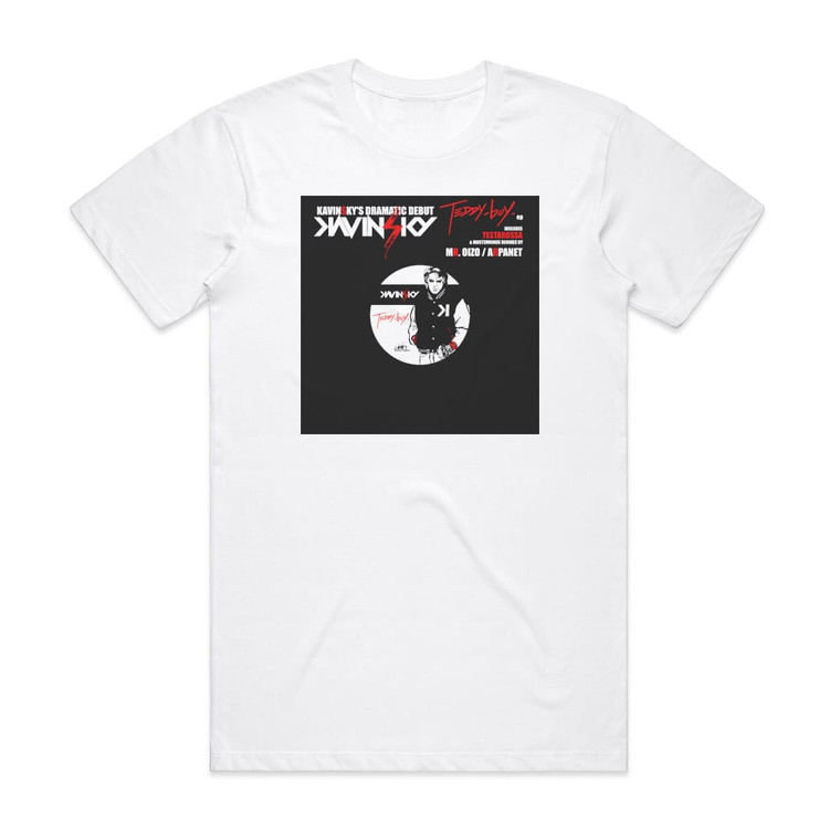 Kavinsky Teddy Boy 1 Album Cover T-Shirt White