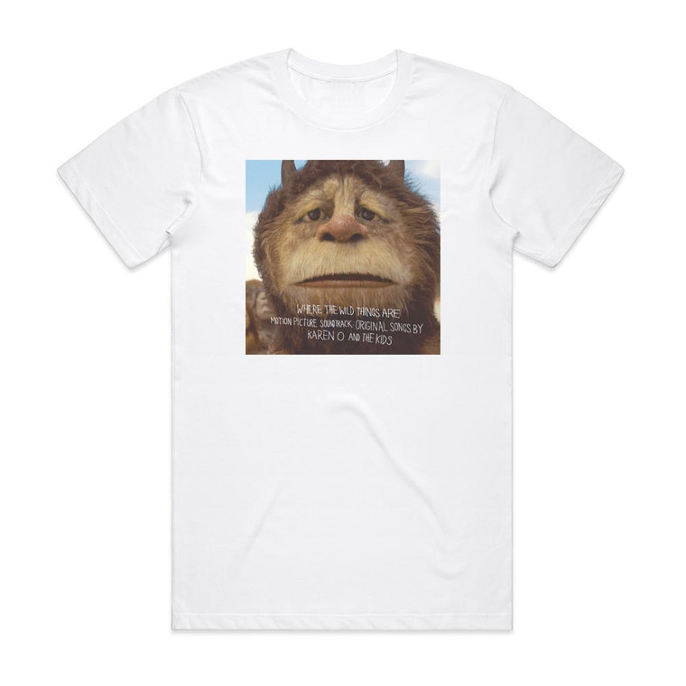 Karen O and The Kids Where The Wild Things Are Album Cover T-Shirt White