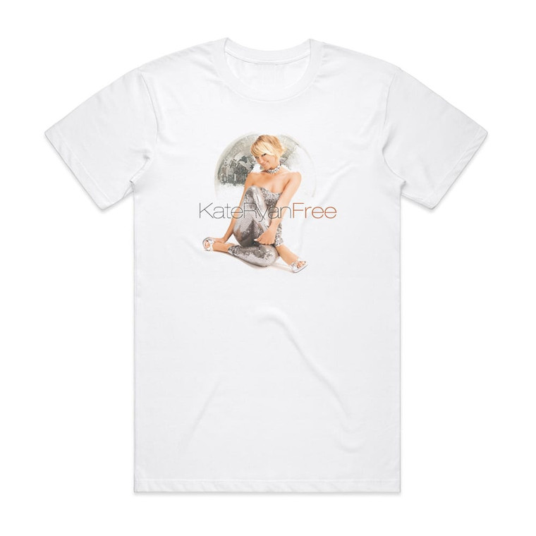 Kate Ryan Free Album Cover T-Shirt White