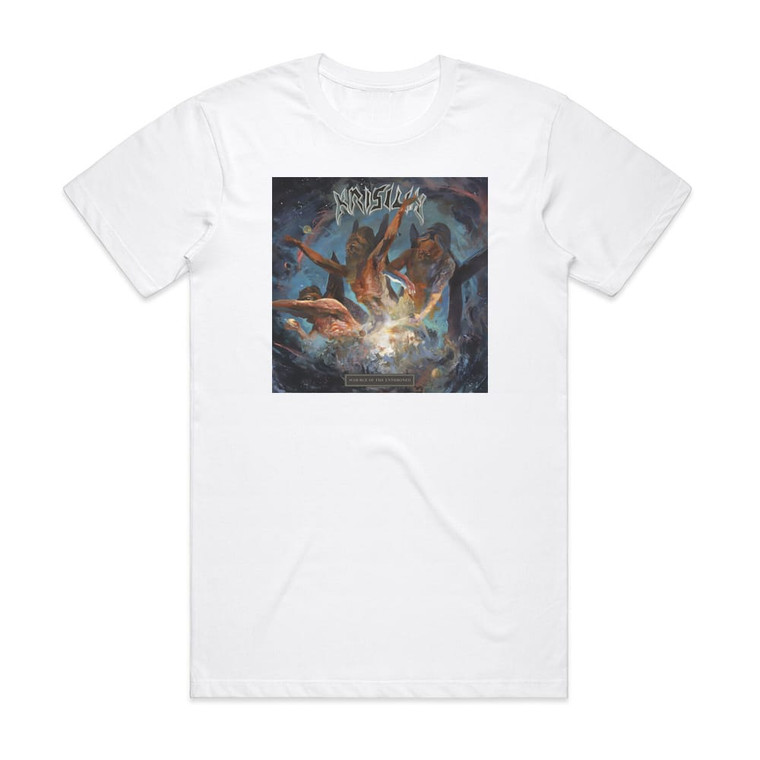 Krisiun Scourge Of The Enthroned Album Cover T-Shirt White