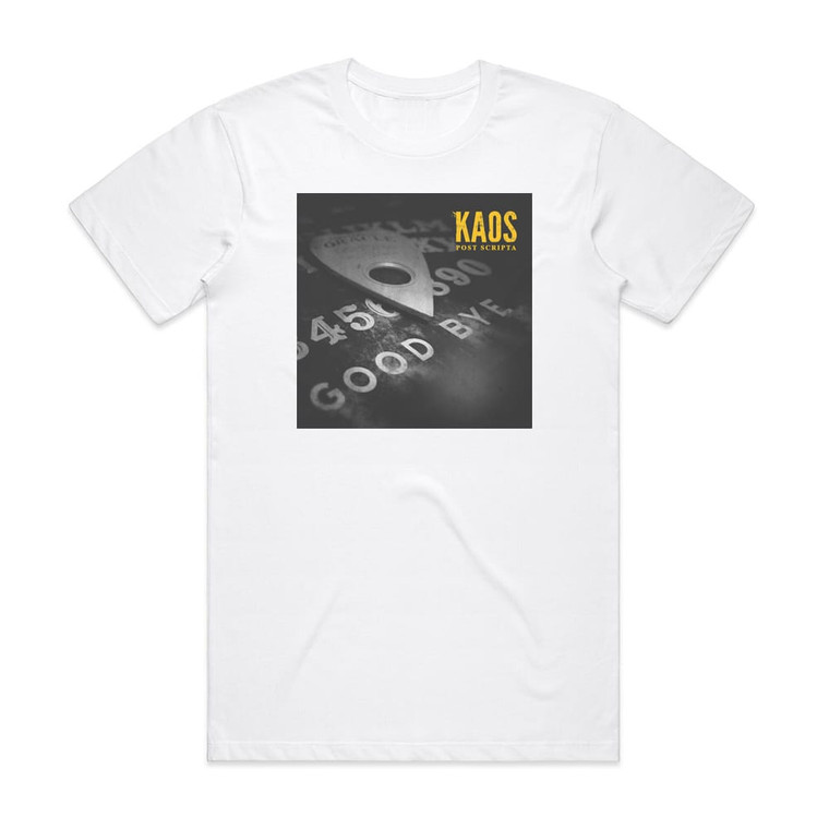 Kaos One Post Scripta Album Cover T-Shirt White