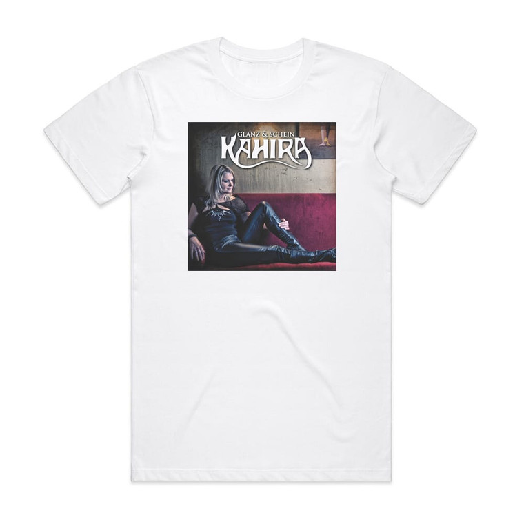 Kahira Glanz Schein Album Cover T-Shirt White