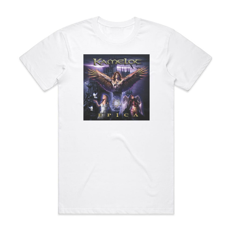 Kamelot Epica Album Cover T-Shirt White
