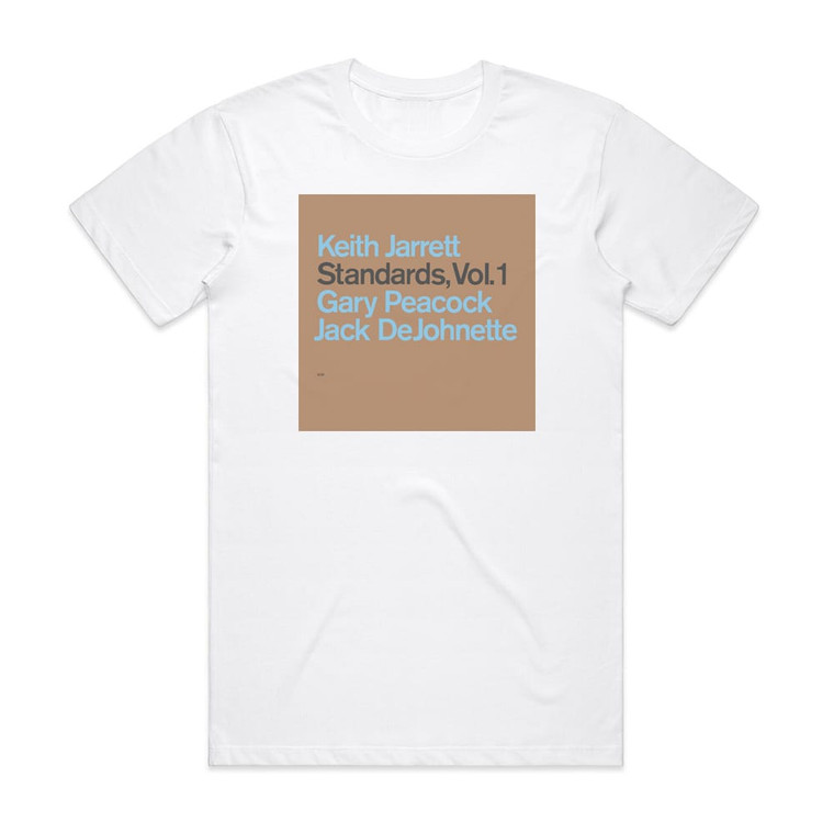 Keith Jarrett Trio Standards Volume 1 Album Cover T-Shirt White