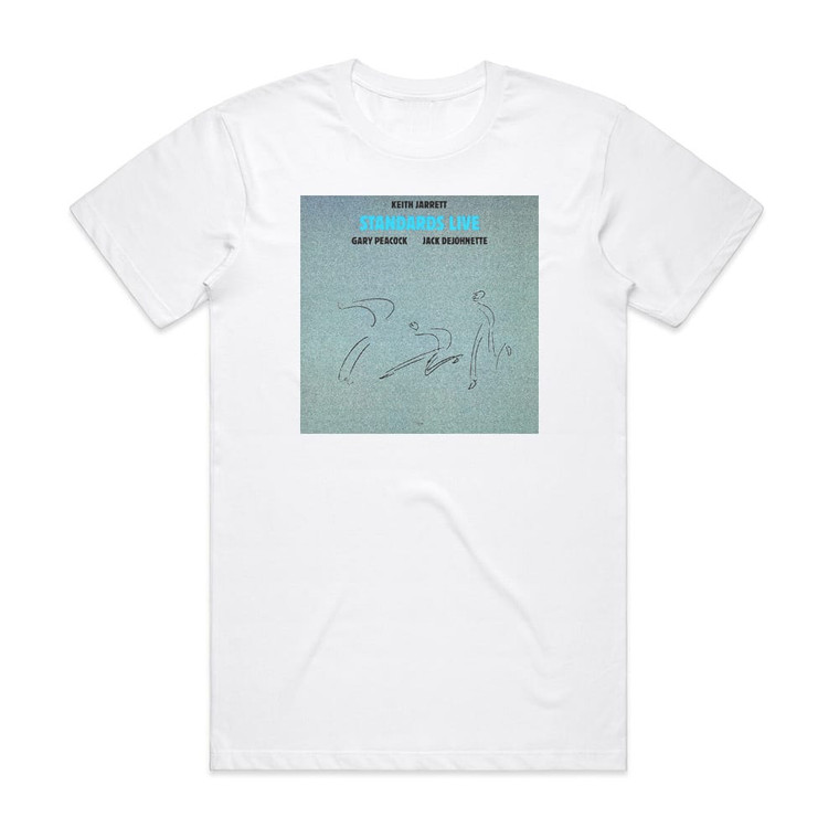 Keith Jarrett Trio Standards Live Album Cover T-Shirt White