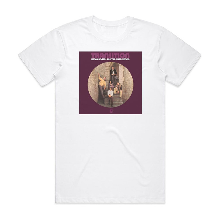 Kenny Rogers and The First Edition Transition Album Cover T-Shirt White