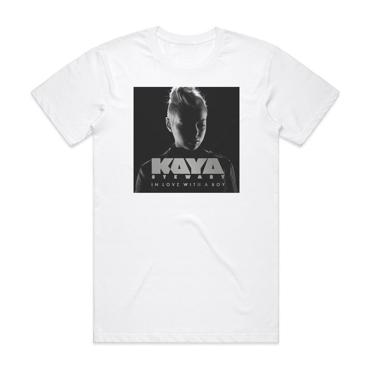 Kaya Stewart In Love With A Boy Album Cover T-Shirt White