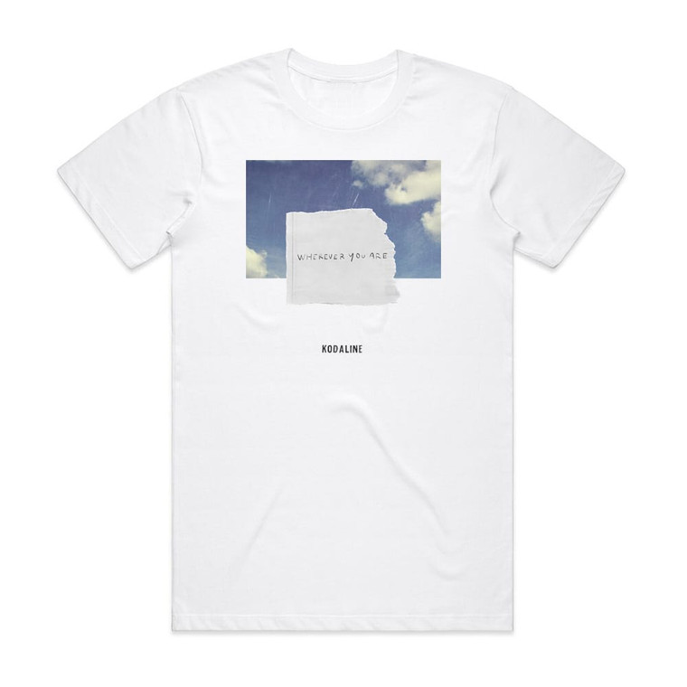 Kodaline Wherever You Are Album Cover T-Shirt White