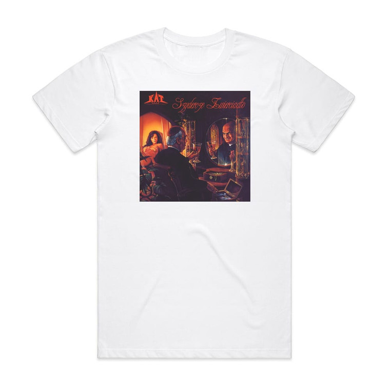 KAT Szydercze Zwierciado Album Cover T-Shirt White