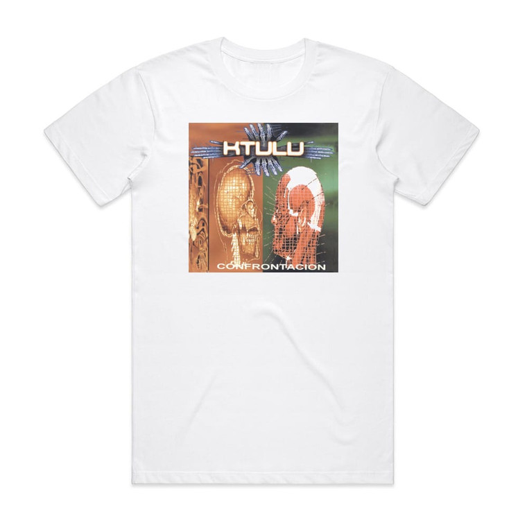 Ktulu Confrontacin Album Cover T-Shirt White