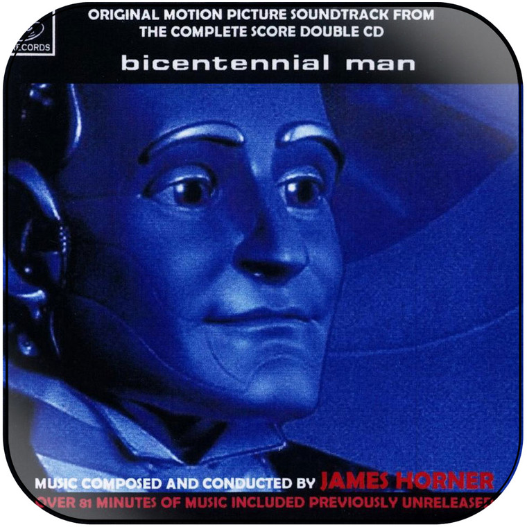 James Horner Bicentennial Man Album Cover Sticker