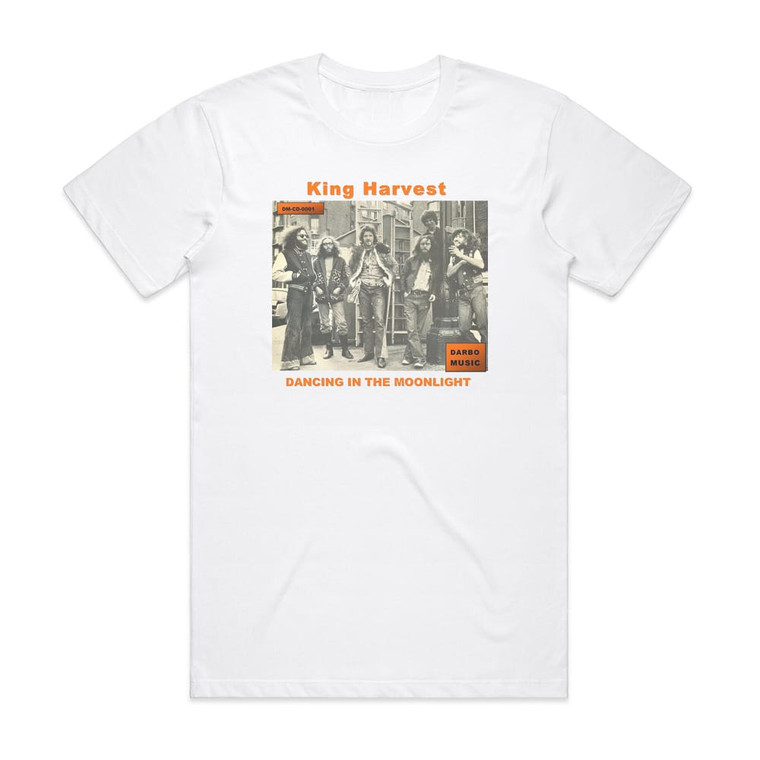 King Harvest Dancing In The Moonlight Album Cover T-Shirt White