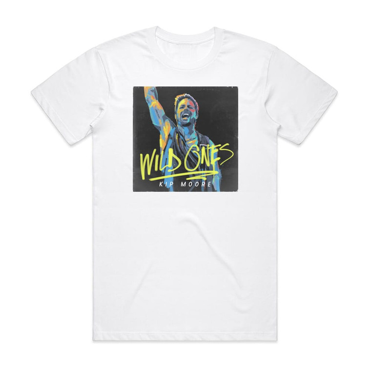 Kip Moore Wild Ones Album Cover T-Shirt White