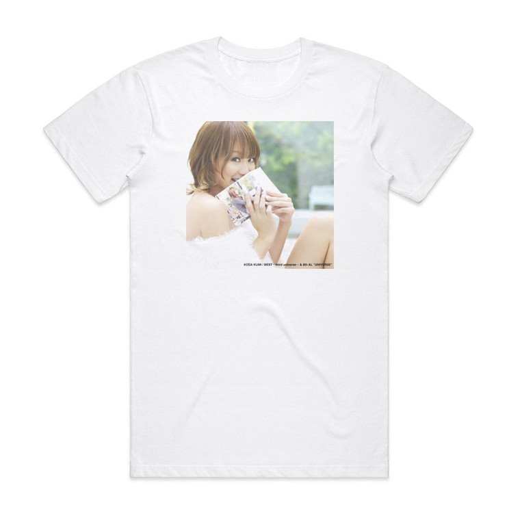 Kumi Koda Best Third Universe Album Cover T-Shirt White